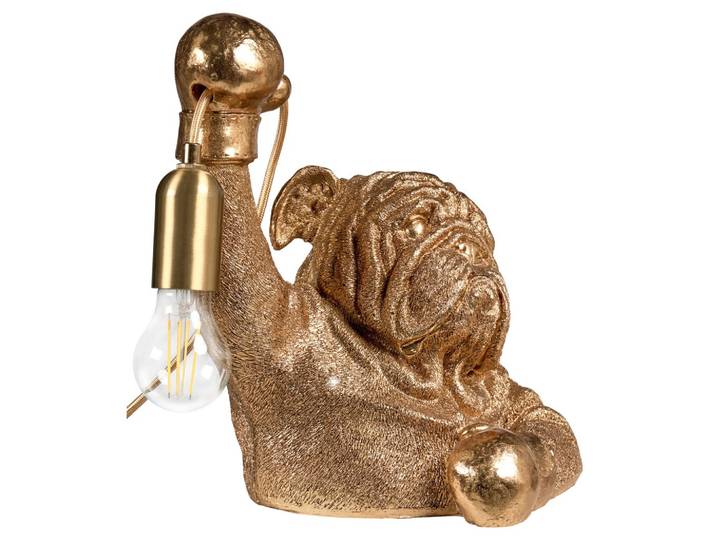 TISCHLAMPE Hund Gold Mike