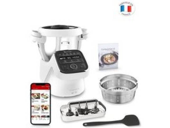 Robot Cuiseur Multifonction - MOULINEX - Companion XL - 12 Programmes Auto - Cuisson Vapeur