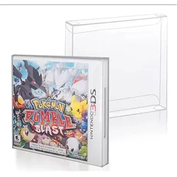 Evoretro Pack 25 boîtes de protection en PET pour jeux 3DS (NTSC) Games (3DS), Weiteres Gaming Zubehör, Transparent