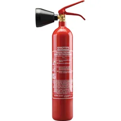 GLORIA KS2ST - Feuerlöscher, Kohlendioxid, 2 kg