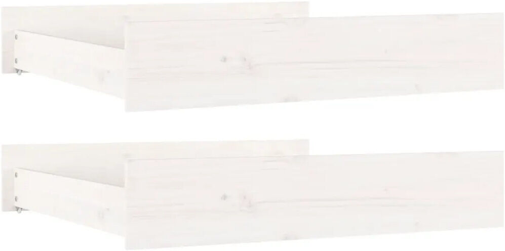 17 Stories Jarely Underbed Storage Drawers White 18cm H x 90cm W x 93cm D