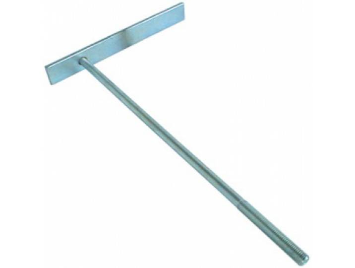 Muurplaatanker 100cm met plaat
