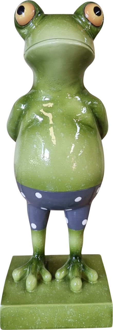 FD Dekofigur Frosch stehend 44 cm grün