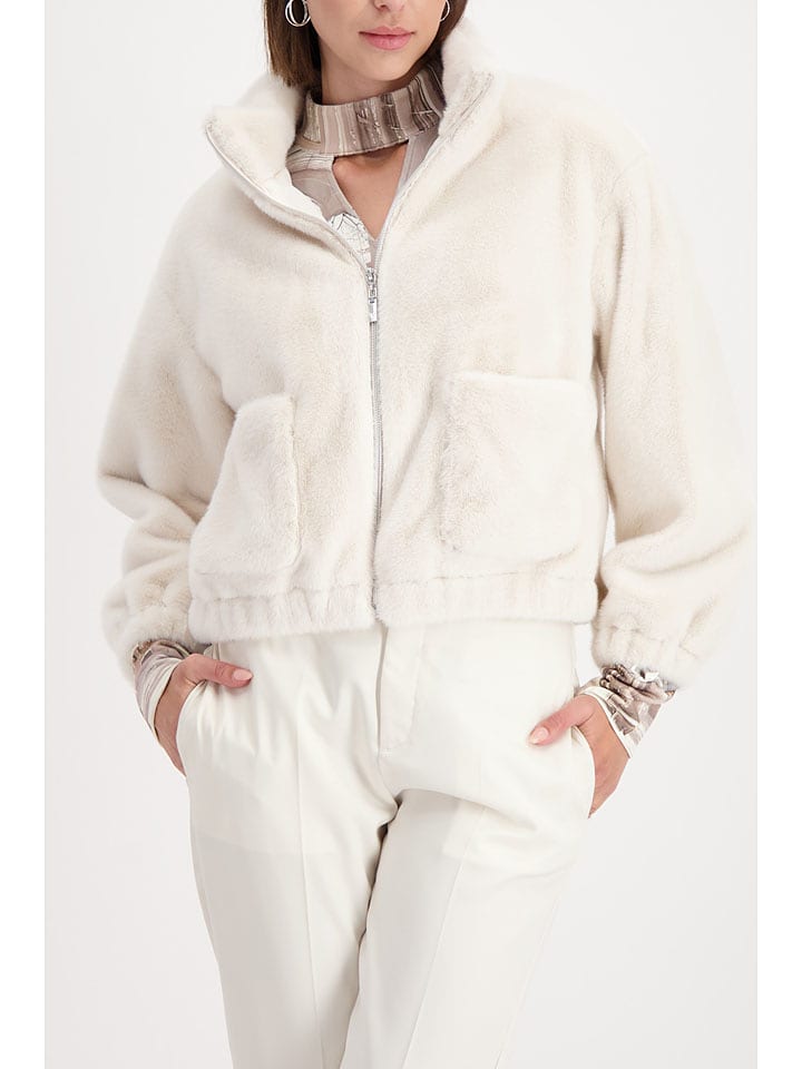 monari Teddyjacke in Weiß - 42