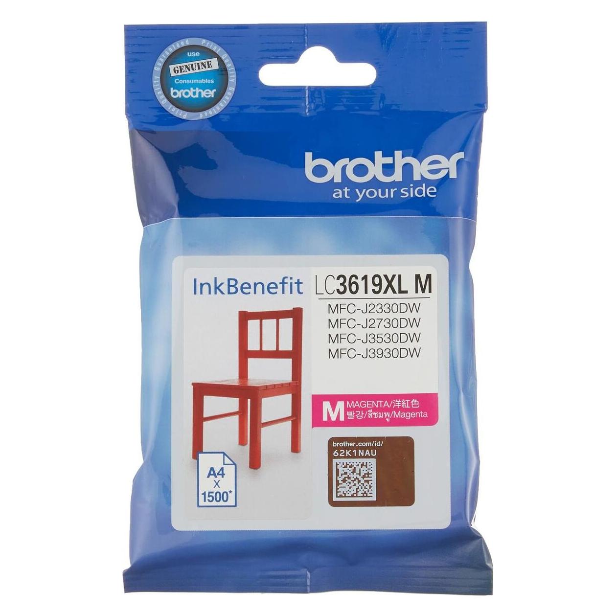 Brother LC3619XL Ink Cartridge Magenta - Original - Tintenpatrone (M) (LC3619XLM)