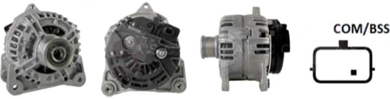 CASCO CAL10399GS Lichtmaschine Generator LiMa 120A 12V für RENAULT Scénic III (JZ0/1) SCÉNIC II (JM0/1) GRAND SCÉNIC III (JZ0/1) MEGANE II Kombi