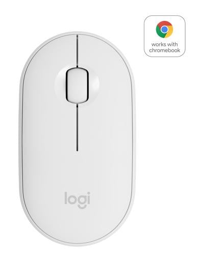 Logitech Pebble M350 Draadloze Bluetooth Muis - Wit