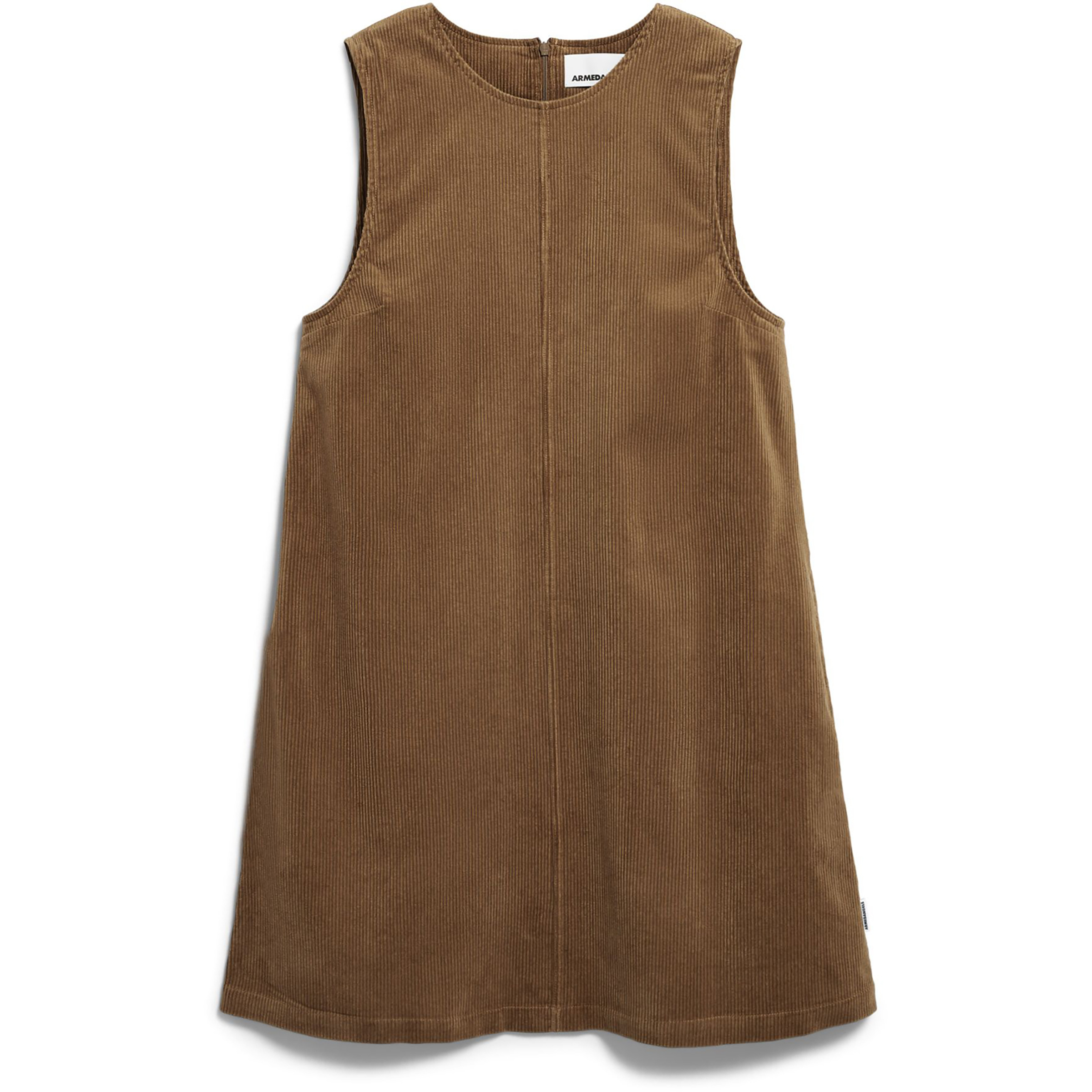 Armedangels Corduroy R-Neck Mini Kleid Damen Kleider braun Größe S Lifestyle Elastisch