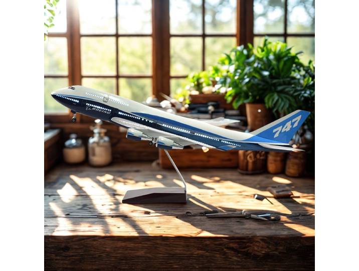 Avion Souvenir décor à la maison 47CM 1:150 échelle B747 Prototype compagnies aériennes modèle d'avion 747 modèle d'avion en résine moulée sous pression