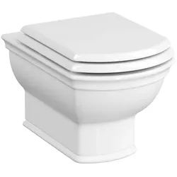 VitrA Valarte Wand-Tiefspül-WC 7805B003-0075 35,5x54x34cm, ohne Spülrand, weiß hochglanz