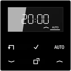 Jung A1750DSW LB-Management Timer-Display, Serie AS/A, schwarz A 1750 D SW