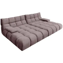 BIG SOFA VIVIEN Grau Velvet