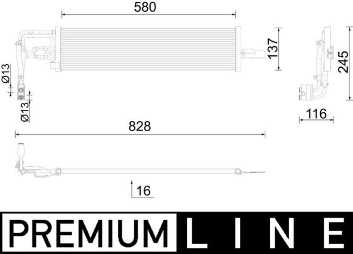 Mahle Radiatore olio, cambio automatico CLC 290 000P