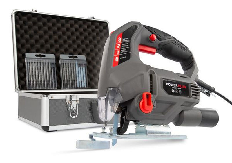 Powerplus Decoupeerzaag POWESET3 met 20 accessoires, 710 W en 6 snelheidsinstellingen