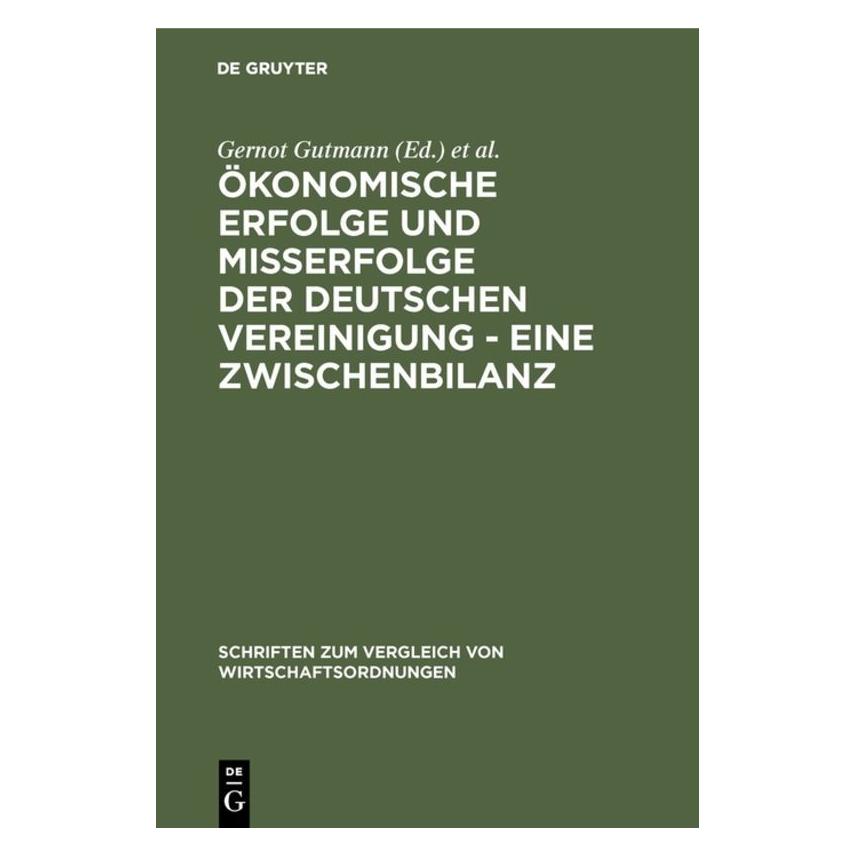 De Gruyter Ãkonomische Erfolge und MiÃerfolge (Deutsch, 1994) (67977505)