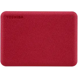 Toshiba Canvio Advance V2 (1 TB), Externe Festplatte, Rot