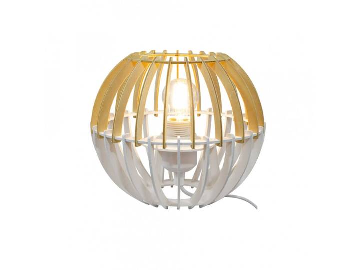 Lampe en lamelles de bois de peuplier