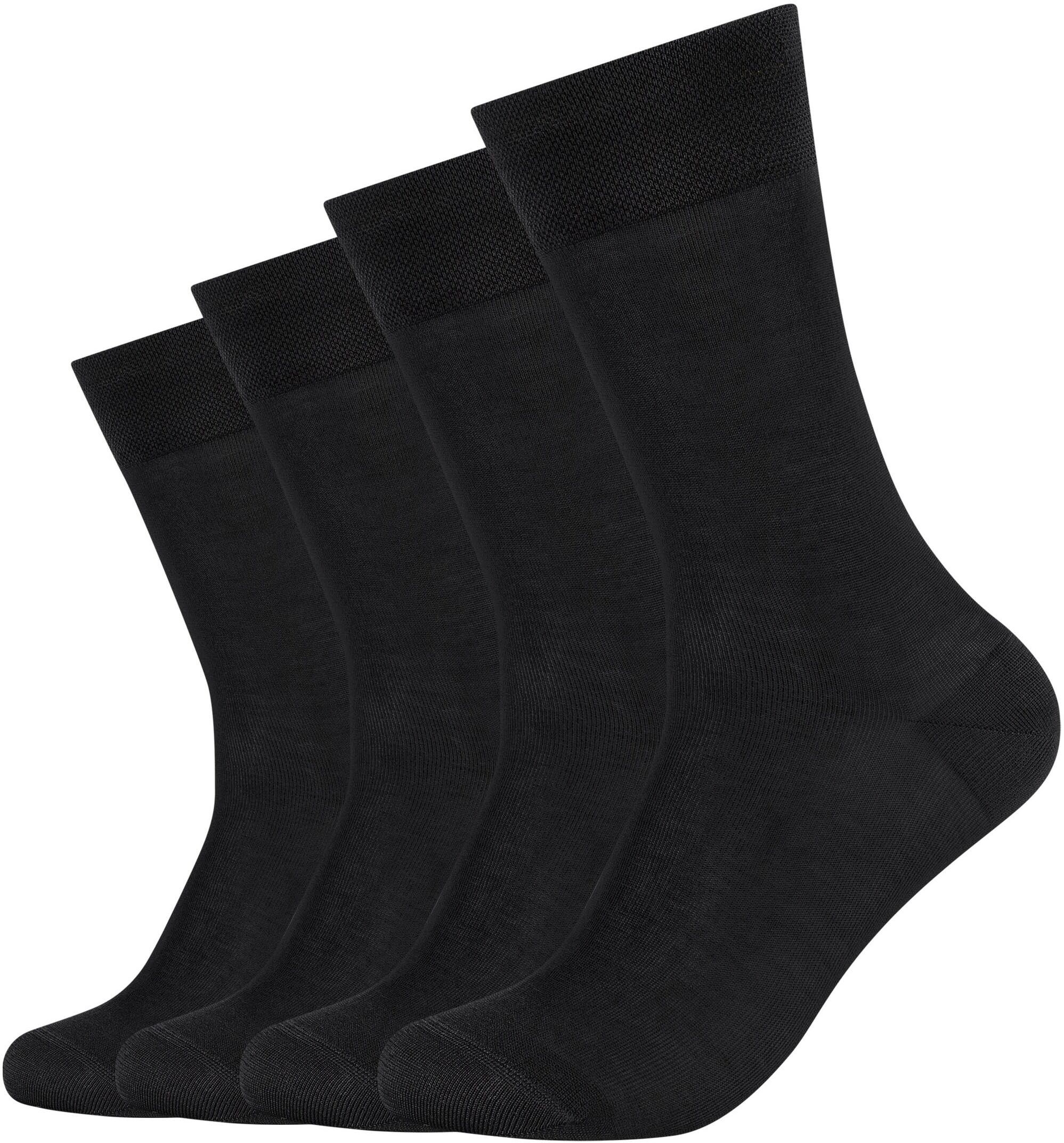 Socken CAMANO "ca-soft", Herren, Gr. 39-42, schwarz, Baumwolle, Polyamid, unifarben, normal, Socken Socken, mit hoher Verarbeitungsqualität