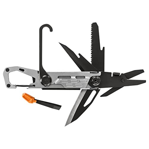 Gerber Stakeout multifunctionele multitool met 11 functies, zilverkleurig