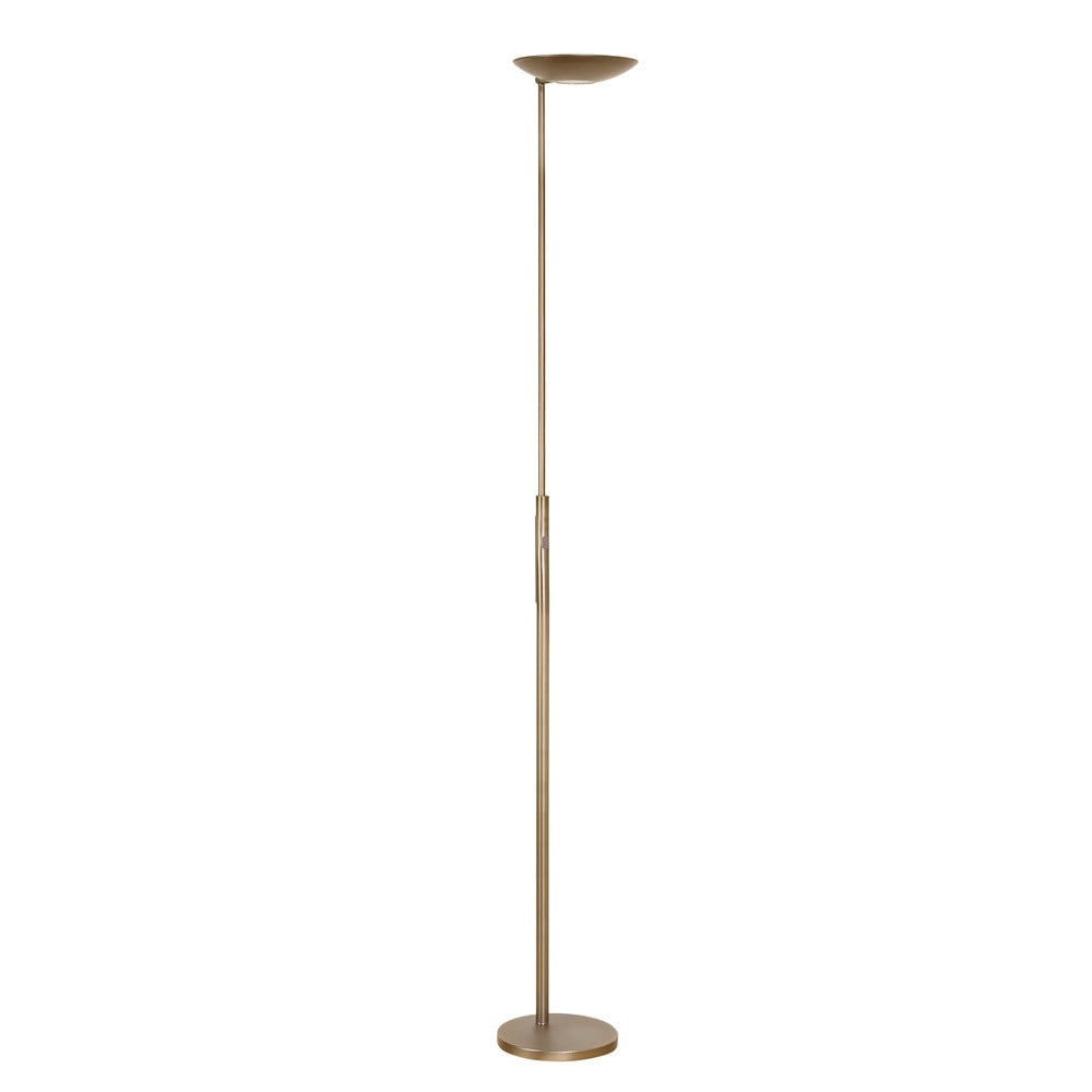 Highlight Klassieke vloerlamp Geneva koper brons Ø 23cm