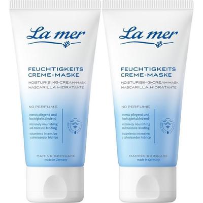 LA MER Feuchtigkeits-Creme-Maske o.Parfum 2x 2x50 ml Gesichtsmaske