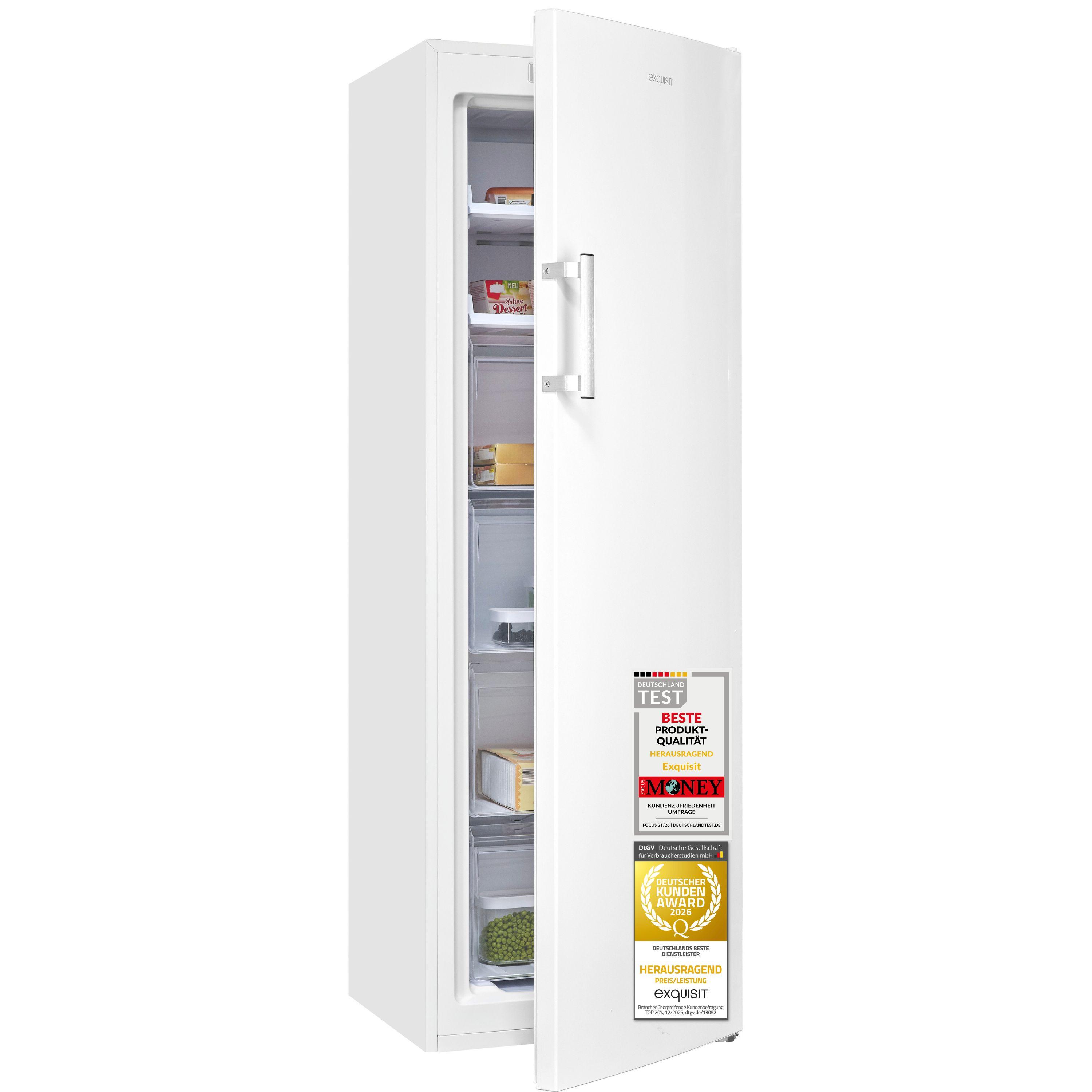 Gefrierschrank | GS5271-NF-H-040D weiss | 204 l | No Frost | elektronische Temperaturregelung | Energieklasse D | 39 dB | Weiß
