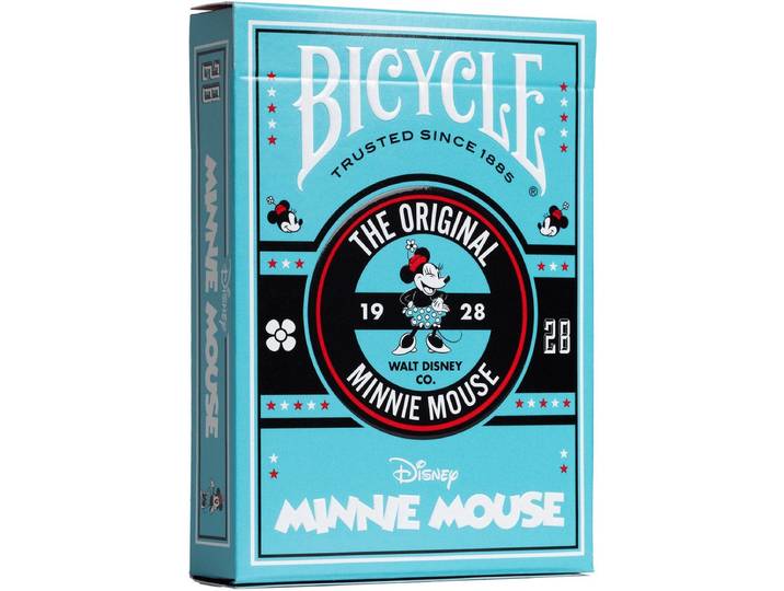 Bicycle Classic Minnie Mouse - Speelkaarten - Premium kwaliteit - Babyblauw