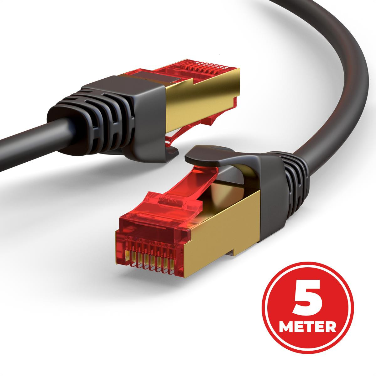 ProFPS Ethernet Kabel Cat 8 - 5 Meter - Netwerkkabel - 40Gbps - RJ45