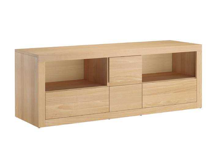 Fernsehboard TV-Konsole Holz-Lowboard Buche