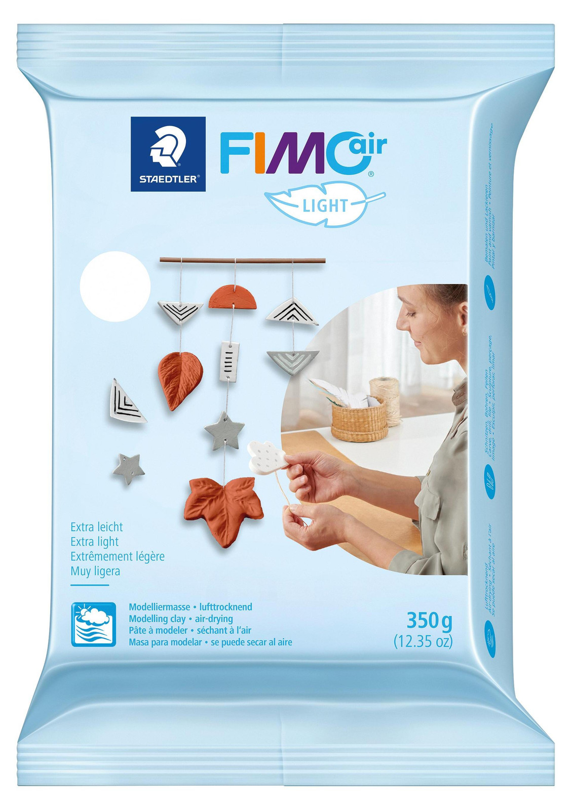 Staedtler FimoAir Modelbouwmassa Licht, Wit, 350g