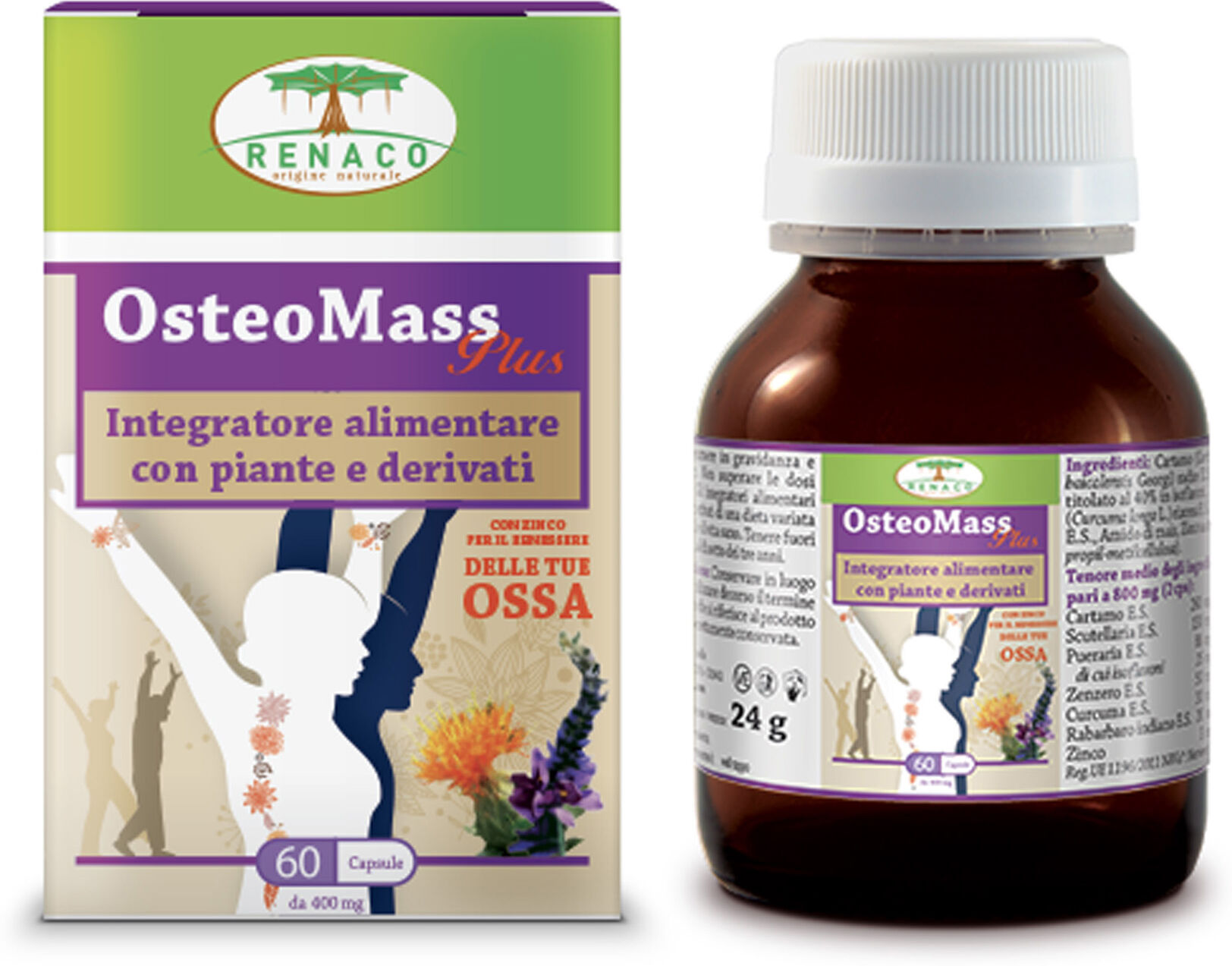Renaco Italia Osteomass Plus 60 Capsule