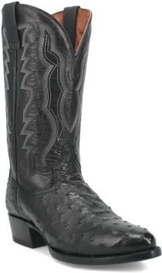 Dan Post Boots Tempe (Men's) Casual in Black, Size 10.5 EW, Genuine Exotic