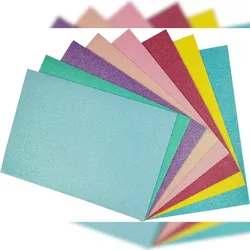 Interdruk Bastelschaum A4 Glitzer-Pastellfarben 8 Blatt Farben