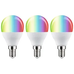 Paulmann, Leuchtmittel, Tropfen Zigbee Filament 3er Set (E14, 470 lm, 3x)