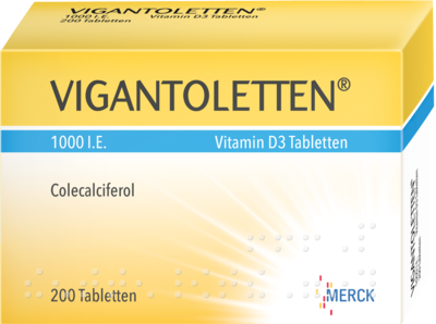 WICK Pharma - Zweigniederlassung der Procter & Gamble GmbH VIGANTOLETTEN 1.000 I.E. Vitamin D3 Tabletten 200 St 10544155