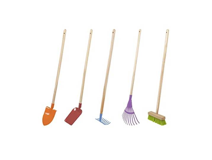 Windhager Kinder Werkzeug Set 5 Teilig, Garten-Geräte Kinder, Kinderspielzeug für Garten, Gartenwerkzeug Kinder, Gartenwerkzeug-Set, 93351, bunt