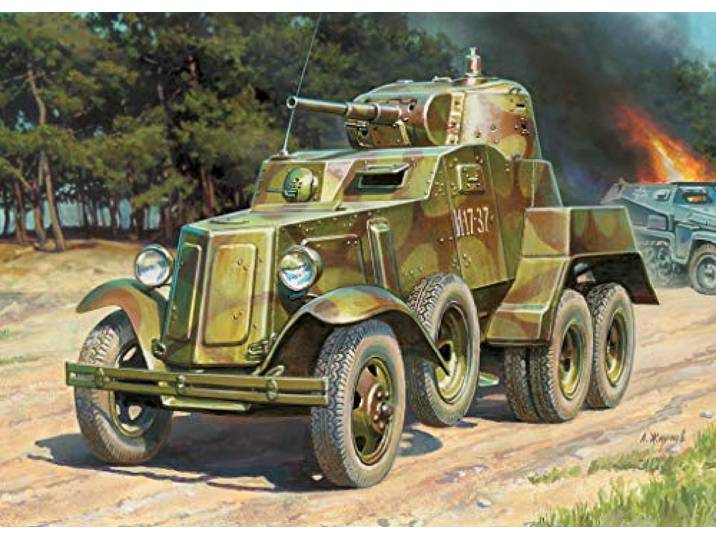 Zvezda – Z6149 – Model Tank Assault Rifle – Auto Deur BA-10