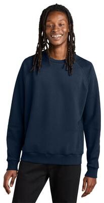 Allmade AL5004 Organic CVC Fleece Crewneck Sweatshirt in Rebel Blue size Medium