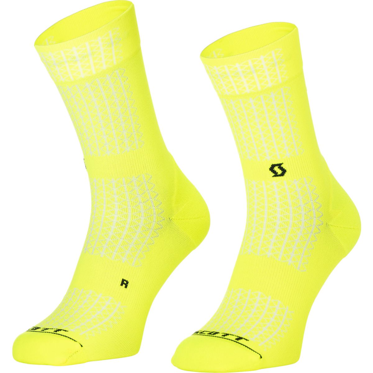 Scott Sock Performance Crew safety yellow (7613) S 2752387613046