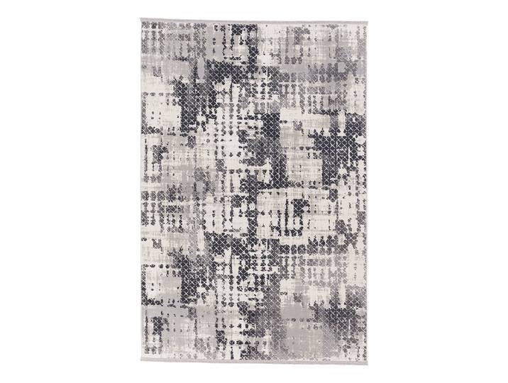 Kurzflorteppich Vercelli Schwarz/Anthrazit/Creme 80 x 150cm 70% Polypropylen 30% Polyester