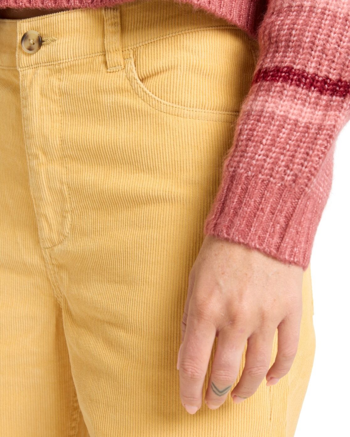 High-waist-Jeans BILLABONG "Be Free Cord", Damen, Gr. 29L, Normalgrössen, gold coast, Obermaterial: 100% Baumwolle., Jeans High-waist-Jeans gold coast 29L, Normalgrössen