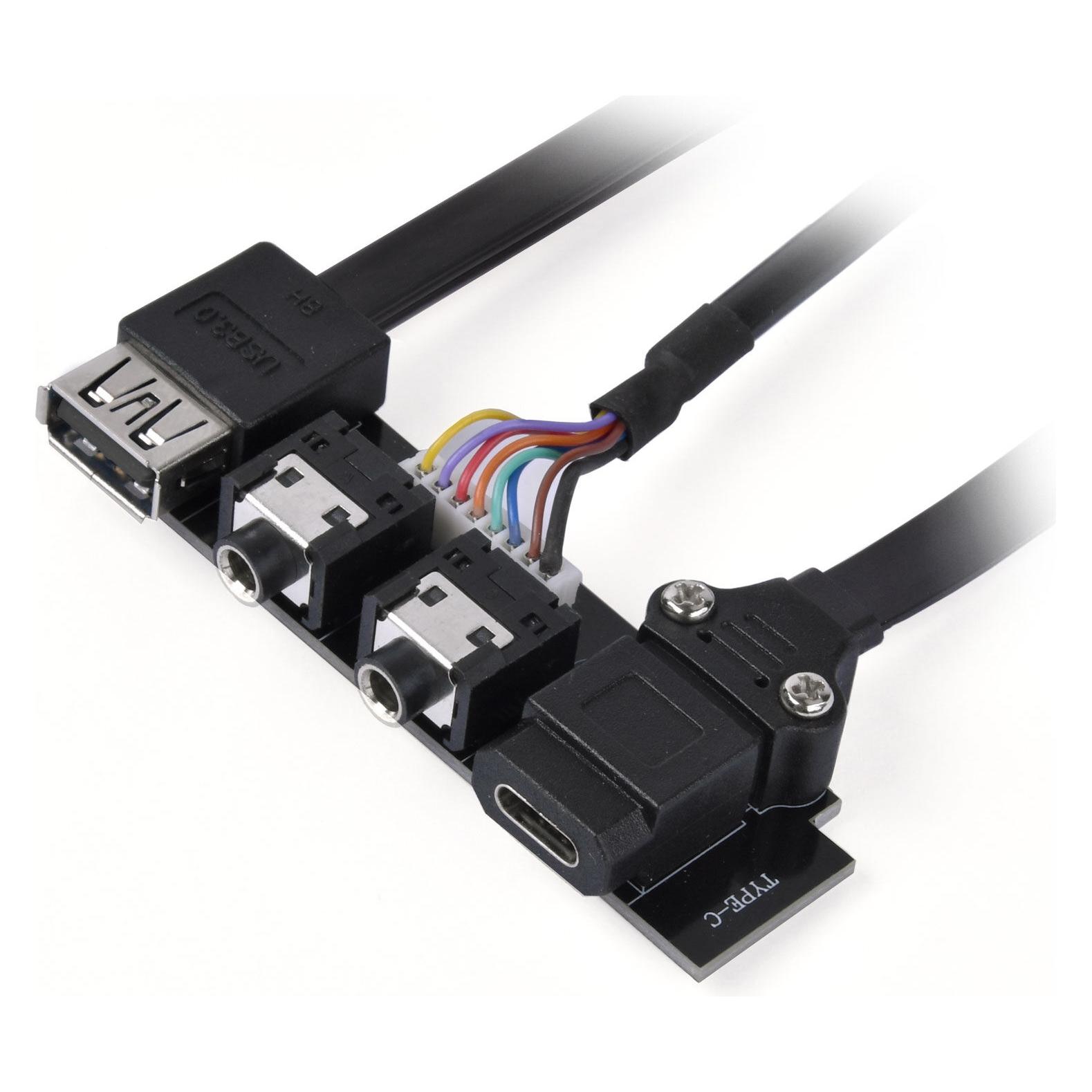 Silverstone SST-G11313530-RT - USB Type C, USB3.1 Gen.2 Upgrade kit for chassis (0.60 m, USB 3.2 Gen 1, USB 3.2 Gen 2) (SST-G11313530-RT)