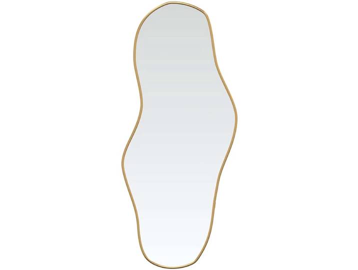 vidaXL - Wandspiegel - 90x40 - cm - goudkleurig
