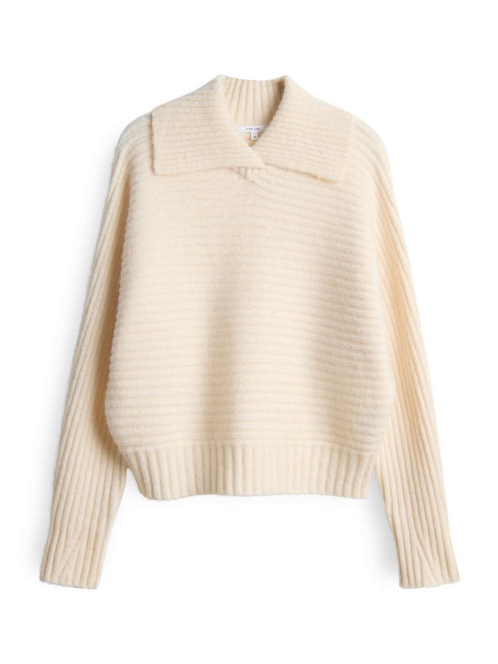 OPUS Pullover "Purika" in Creme - 42