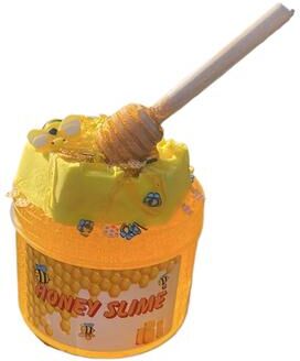 Perfect Picks Market DIY Colored Mud Squeeze Toy, Handmade Frog Slime, Soft Stretchy Craft Stress Relief For Kids 1pc Bee