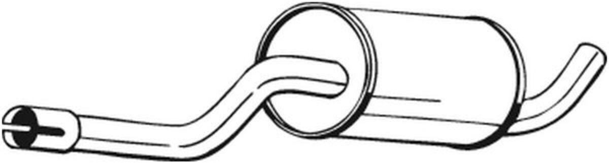 Mittelschalldämpfer BOSAL 235-259
