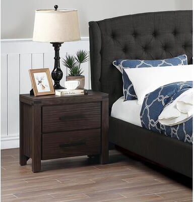 Bedroom Furniture Simple Nightstand Drawers Bed Side Table Solidwood