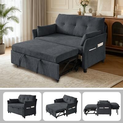 Pingliang Home Sleeper Sofa Bed,3-in-1 Convertible Pull Out Couch