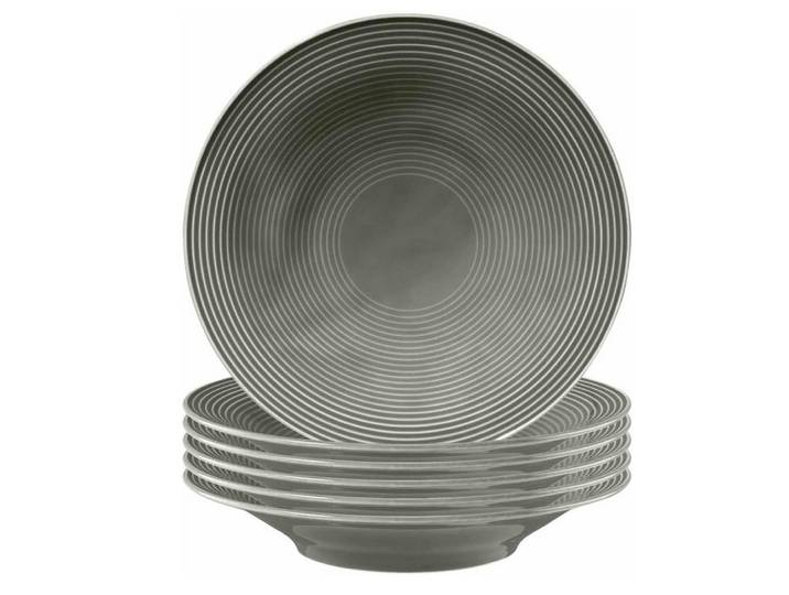 Seltmann Weiden Suppenteller Seltmann Weiden Beat Perlgrau Suppenteller 22,5cm 6er Set