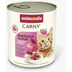 animonda Carny Adult 800g Dose Katzennassfutter Sparpaket 12 x 800 Gramm Multifleisch-Cocktail